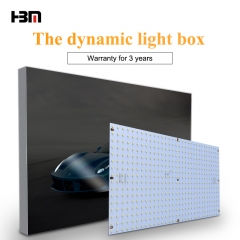 Aluminum Profile Dynamic Led Light Frame fabric China Flash Light Box