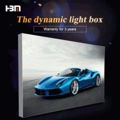 2018 New Ideas Flashing Program Light Box Fabric Graphic Dynamic Light Box