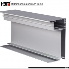 aluminium display picture frame profile fabric seg frame for outdoor advertising light box