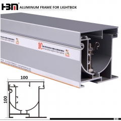 100mm anodized aluminum extrusion profiles waterproof led outdoor light box