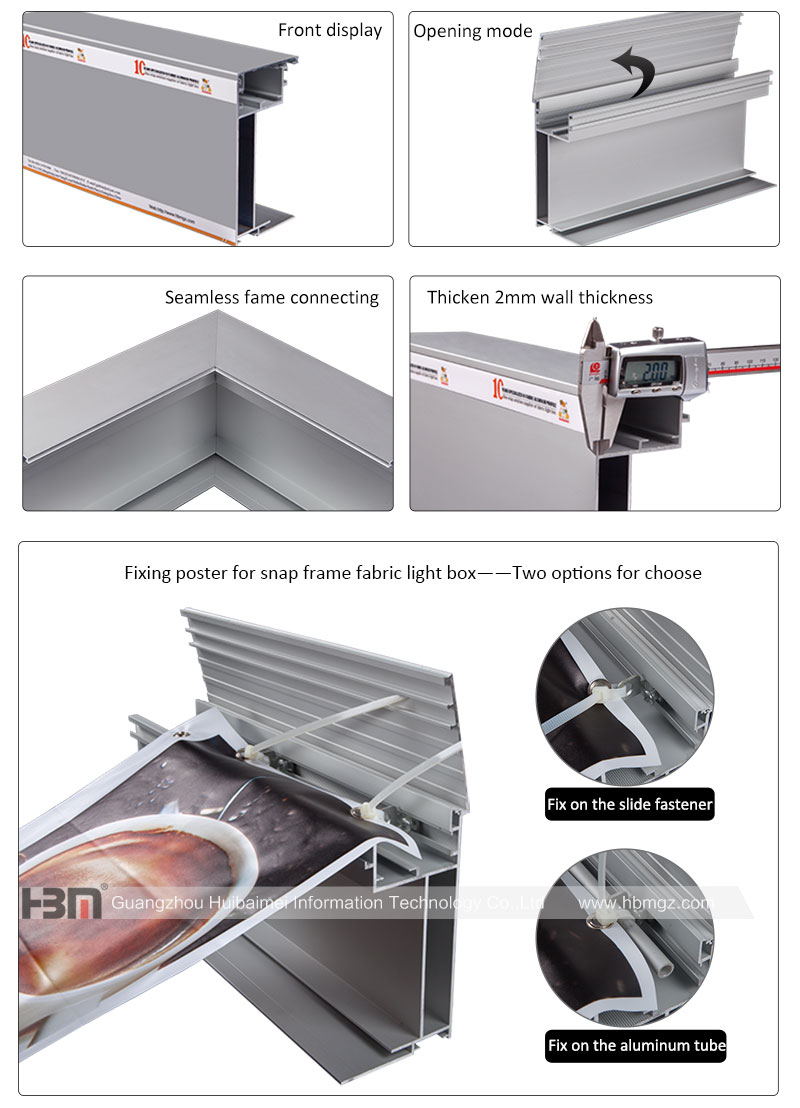 Project aluminum profile frame