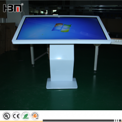 55inch slant multi-touch all in one kiosk LED digital signage screen