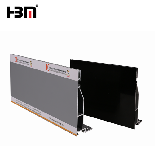 120mm customized seg fabric profile extrusion led backlit or edge-lit light box profile