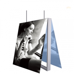guangzhou manufacturers aluminium profile product exibition lightbox led display panel price cheap