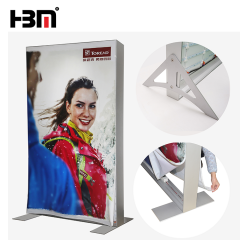 double side led backlit square light box sign led aluminum extrusion profile 120mm frame