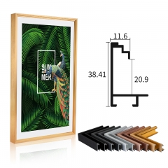 Metal line wholesale Picture photo frame for home decor