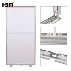 1*2m portable style double side poster exhibition advertising fabric light box with edge lit