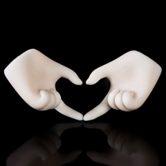 1/6 bjd love hands (Starry body)