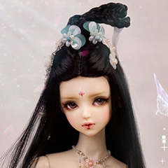 1/3 Black girl ancient wig/Hua Rong