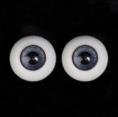 16mm blue&black glass eyeballs