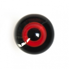 14mm black backing dark red color
