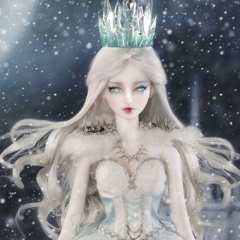 62 girl retro costume/Frozen Queen