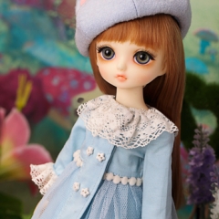 1/6 Kawaii Bubble skirt--Blue