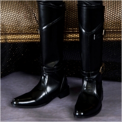 70+ European Knight boot (black)