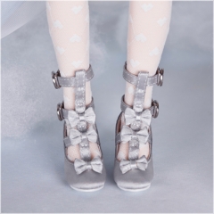 1/4 silver & grey loli shoes