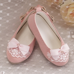 1/4 retro doll shoes/pink