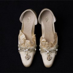 1/3 Vintage courtly style heel shoes (BiYu)