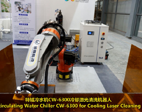 特域冷水機CW-6300冷卻鐳射清洗機器人