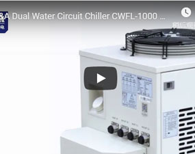 雙溫冷水機CWFL-1000冷卻1000W金屬光纖鐳射切割機
