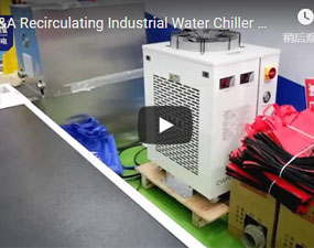 S&A特域迴圈工業冷水機CWFL-1000冷卻漢馬光纖鐳射切割機