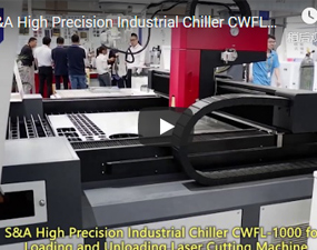 特域雙溫冷水機CWFL-1000冷卻上下送料鐳射切割機