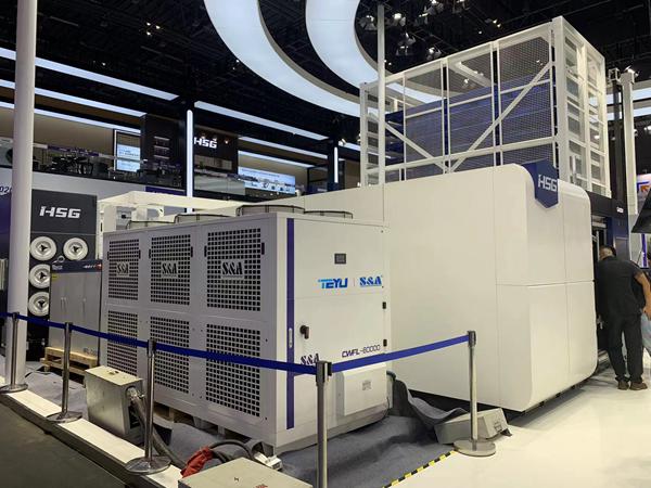 特域高功率光纖鐳射冷水機CWFL-60000為6萬瓦鐳射切割機冷卻降溫