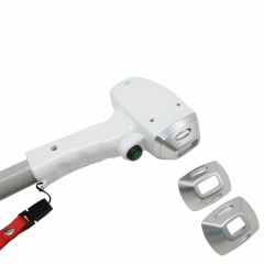 diode laser hand piece shell model ARM2, without laser stack, silver white, BK7, changeable spot size 13*16, 13*22, 13*30