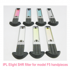 IPL Elight filter with plastic holder for hand pieces F5 690-1200nm 640-1200nm 590-1200nm 560-1200nm 530-1200nm