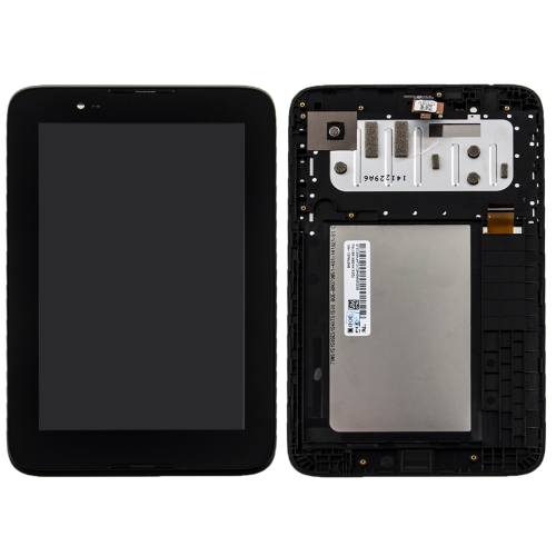 Lenovo A7-30 / A3300 LCD Screen + Touch Screen Digitizer Assembly with Frame(Black)