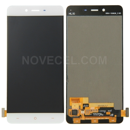 LCD Screen + Touch Screen Digitizer Assembly for OnePlus X(White)