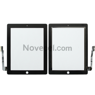 A Touch Screen Digitizer with Home Button for iPad 3 - White