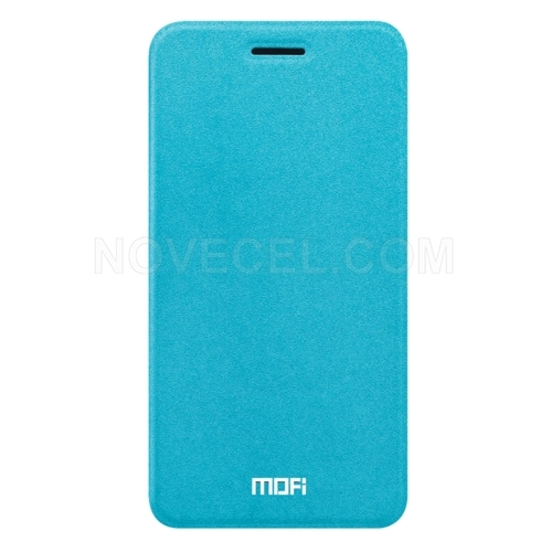 MOFI OPPO R9s Crazy Horse Texture Horizontal Flip Leather Case with Holder(Blue)