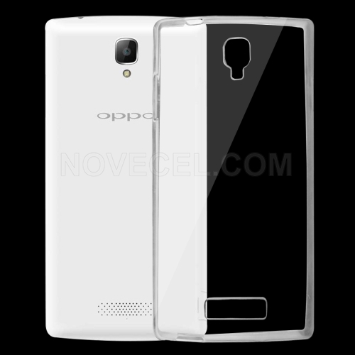 OPPO R831 0.75mm Ultra-thin Transparent TPU Protective Case(Transparent)