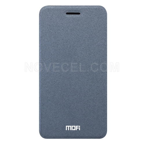 MOFI OPPO R9s Plus Crazy Horse Texture Horizontal Flip Leather Case with Holder(Grey)