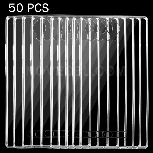 50 PCS OPPO U3 / 6607 0.75mm Ultra-thin Transparent TPU Protective Case