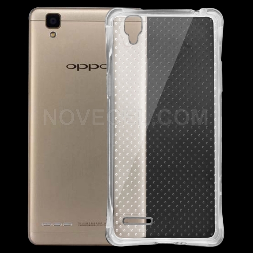OPPO A35 Shock-resistant Cushion TPU Protective Case(Transparent)