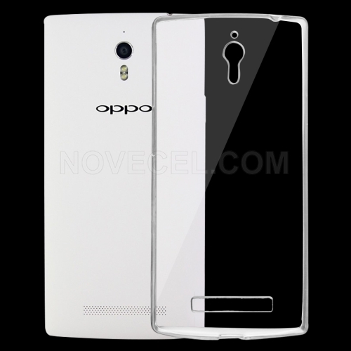 OPPO Find 7 0.75mm Ultra-thin Transparent TPU Protective Case(Transparent)