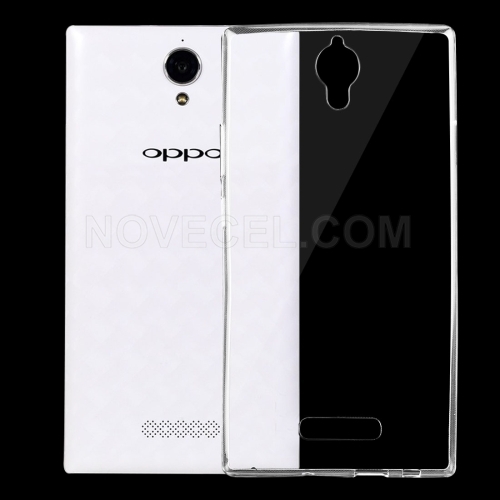 OPPO U3 / 6607 0.75mm Ultra-thin Transparent TPU Protective Case(Transparent)