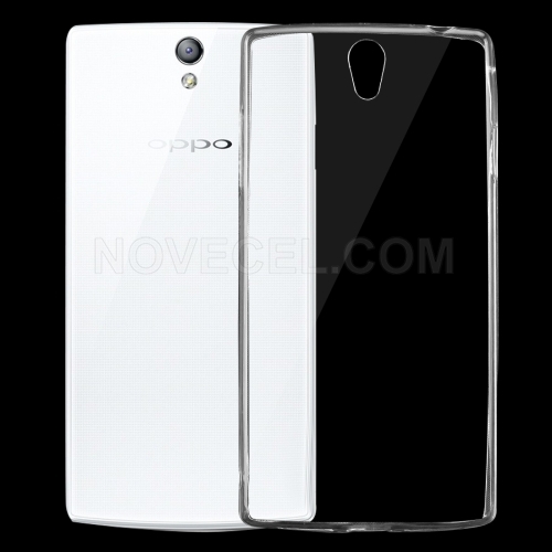 OPPO R827T 0.75mm Ultra-thin Transparent TPU Protective Case(Transparent)