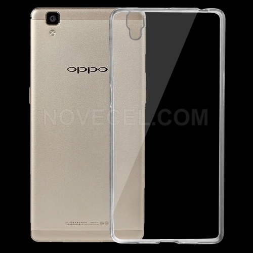 OPPO R7s 0.75mm Ultra-thin Transparent TPU Protective Case(Transparent)