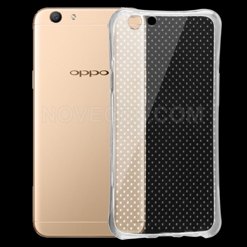 OPPO A59 Shock-resistant Cushion TPU Protective Case(Transparent)