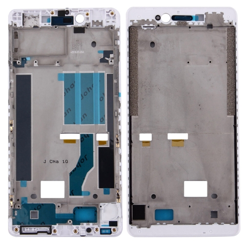 OPPO A53 Front Housing LCD Frame Bezel Plate(White)