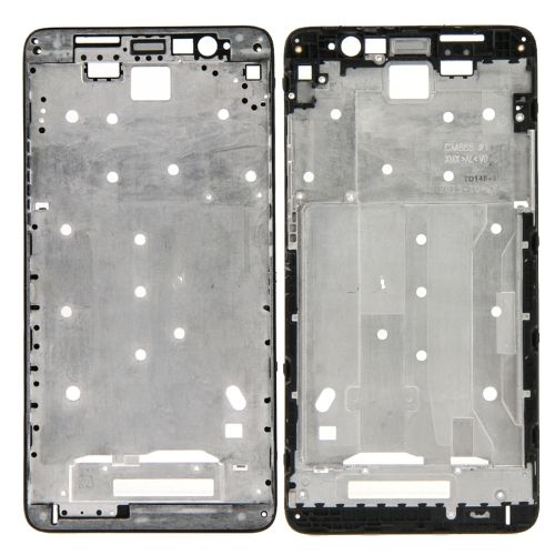 Front Housing LCD Frame Bezel Plate Replacement for Xiaomi Redmi Note 3(Black)