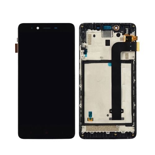 Xiaomi Redmi Note 2 LCD Screen + Touch Screen Digitizer Assembly with Frame(Black)