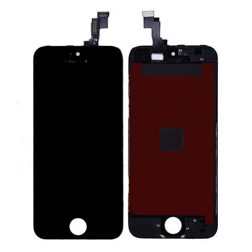 LCD with Touch Screen Digitizer and Frame for iPhone 5S (Refurbished ORI Quality) - Black