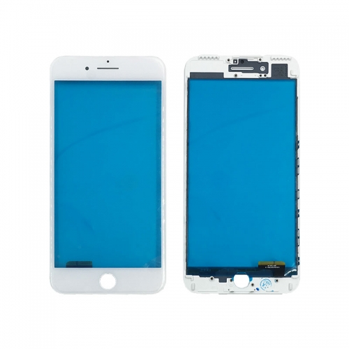 A Quality Front Screen Glass Lens + LCD Digitizer Frame + Touch  for iPhone 7(4.7 inches) - White