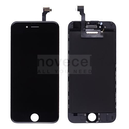 LCD with Touch Screen Digitizer with Frame for iPhone 6(4.7 inches) (Super High Quality High Brightness) - Black