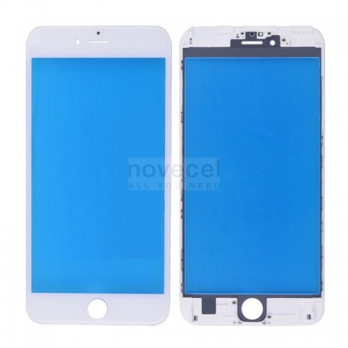 A+ Quality Front Glass with Frame for iPhone 6s Plus - White