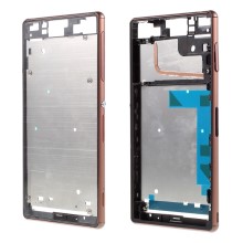 Front Housing Frame Bezel Part for Sony Xperia Z3 D6603 D6643 D6653 -Brown