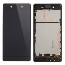 LCD Screen + Touch Screen Digitizer Assembly with Frame for Sony Xperia Z3+ E6553 - Black